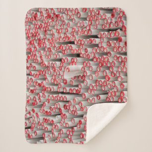 Couverture Sherpa Pile de papiers roulés