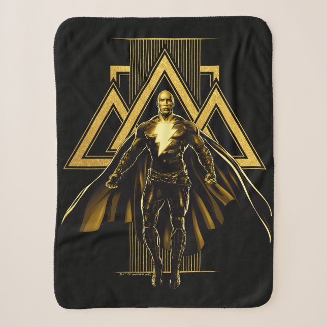 Couverture Sherpa Pilier triangulaire noir Adam (Devant)