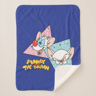 Couverture Sherpa Pinky et le cerveau Graphiques de caractères rét