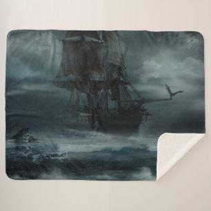 Couverture Sherpa PIRATE NAVIRE dans une tempête