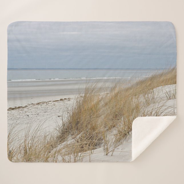 Couverture Sherpa Plage d'océan sur Cape Cod (Devant (Horizontal))