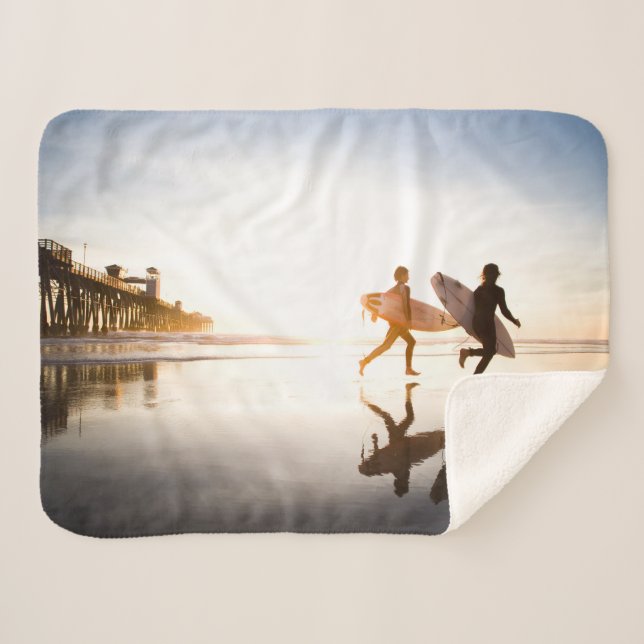 Couverture Sherpa Plage d'Oceanside (Devant (Horizontal))