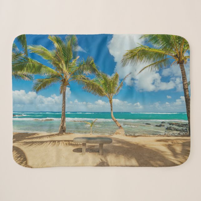 Couverture Sherpa Plages tropicales | Kuau Cove Beach, Maui Hawaii (Devant (Horizontal))