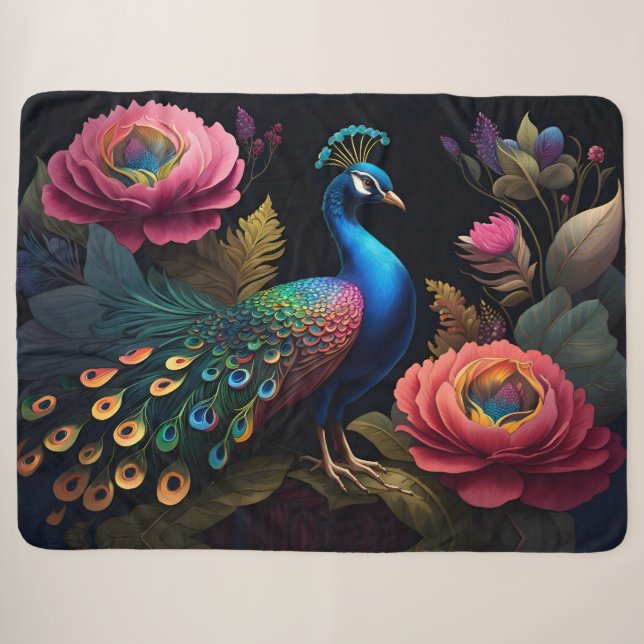 Couverture Sherpa Plutôt comme un paon dans les pivoines (Devant (Horizontal))