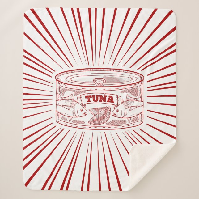 Couverture Sherpa Poisson de thon (Devant)