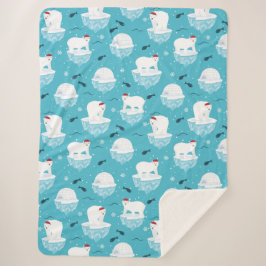 Couverture Sherpa Polar Bear Party