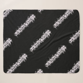 Couverture Sherpa Police de caractères de style tatouage FEROCIOUS
