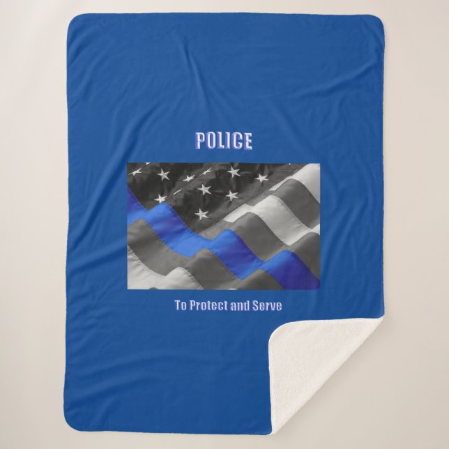 Couverture Sherpa Police Sherpa Blanket (Devant)