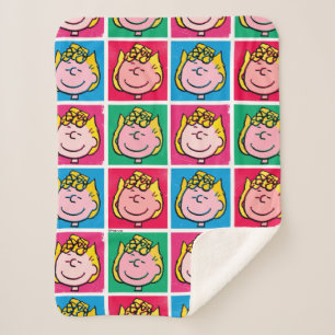 Couverture Sherpa Pop Art Sally Mod pour vous Motif