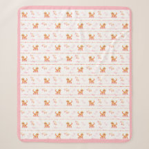 Posh Doodle chien amour Sherpa Blanket