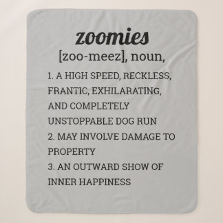 COUVERTURE SHERPA POSTER DE DÉFINITION DES ZOOMIES