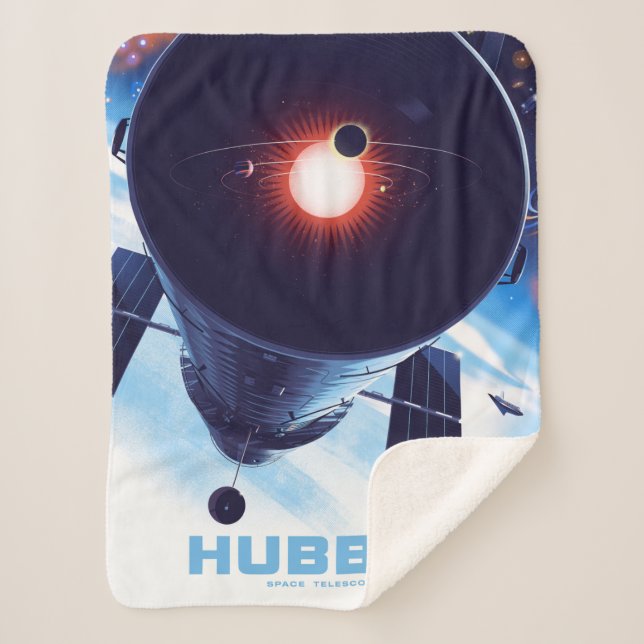 Couverture Sherpa Poster du télescope spatial Hubble. (Devant)