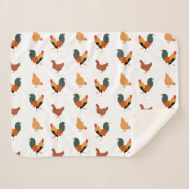 Couverture Sherpa Poulet