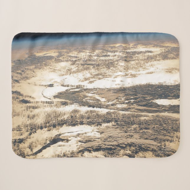Couverture Sherpa Poutres De Soleil Au Large De L'Océan Atlantique (Devant (Horizontal))
