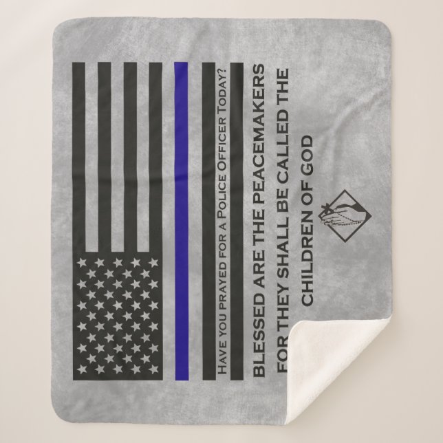 Couverture Sherpa Prière D'Officier De Police Béni Par Dieu (Devant)