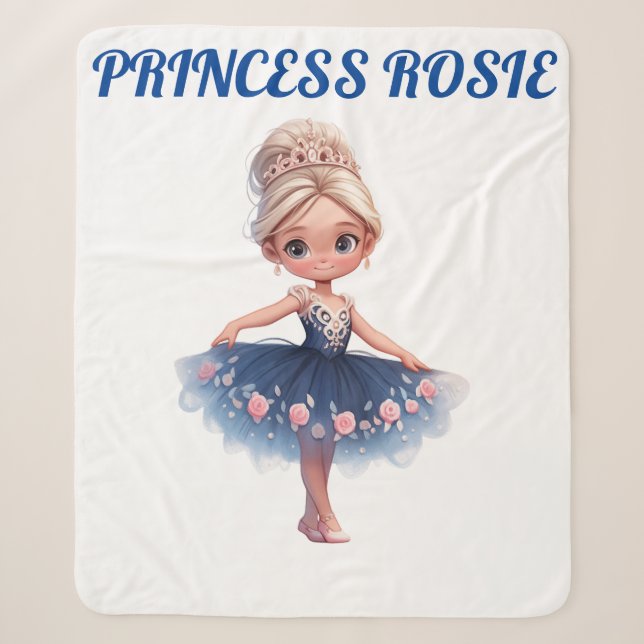 COUVERTURE SHERPA "PRINCESS" PERSONNALISÉ (Devant)