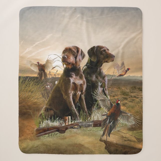 Couverture Sherpa Pudelpointers, Chasse faisan (Devant)