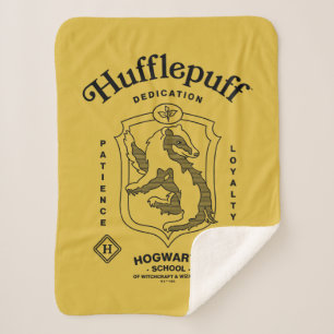 Couverture Sherpa PUFFS™ Dévouement Patience Loyauté Blason