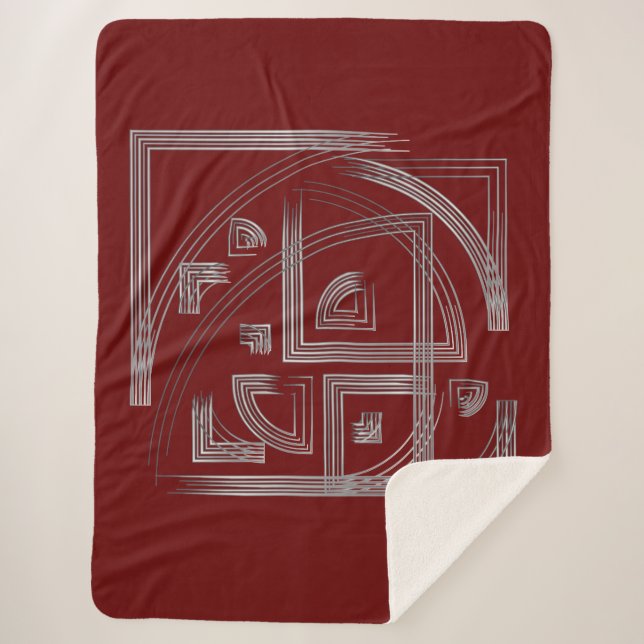 Couverture Sherpa Puzzle Fibonacci (Devant)