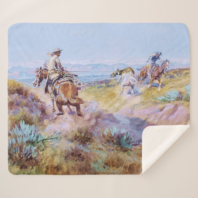 Couverture Sherpa "Quand les vaches étaient sauvages" par Charles M  (Devant (Horizontal))