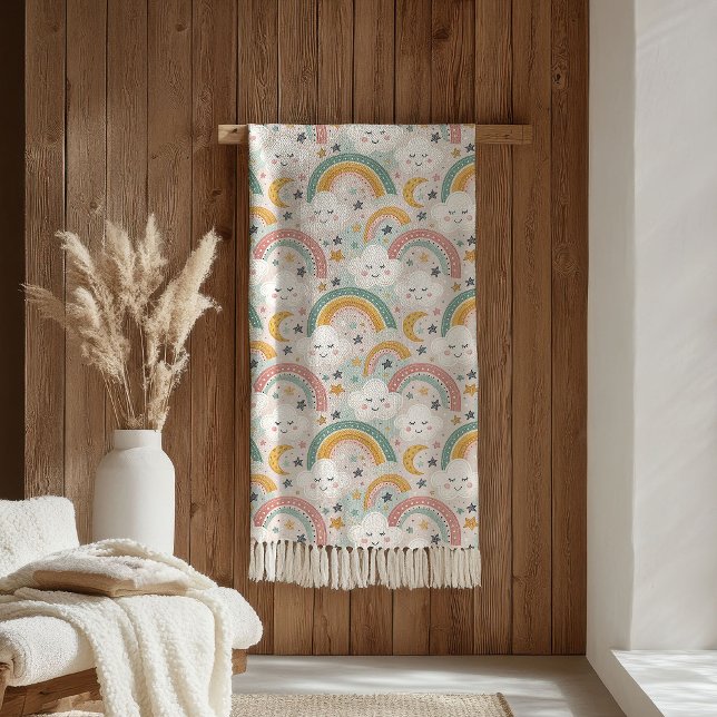 Couverture Sherpa Rainbow Glow Blanket Sherpa Gift for Happy Kids (Rainbow Glow Blanket Sherpa Gift for Happy Kids)