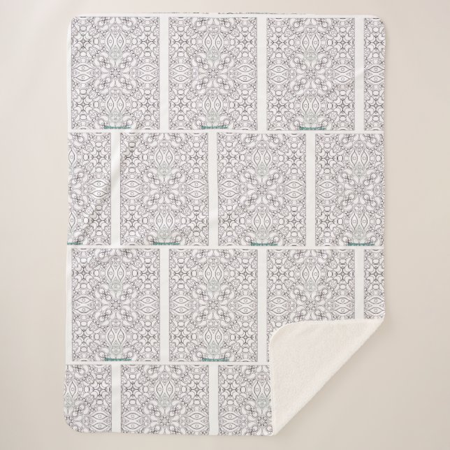 Couverture Sherpa Rainbow Sherpa Blanket (Devant)