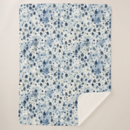 Couverture Sherpa Rainy Day Blue