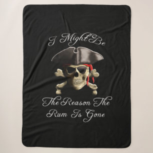 Couverture Sherpa Raisonnent le rhum est crâne allé de pirate