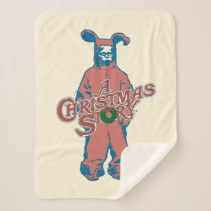 Couverture Sherpa Ralphie Cauchemar rose