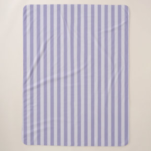 Couverture Sherpa Rayures violettes