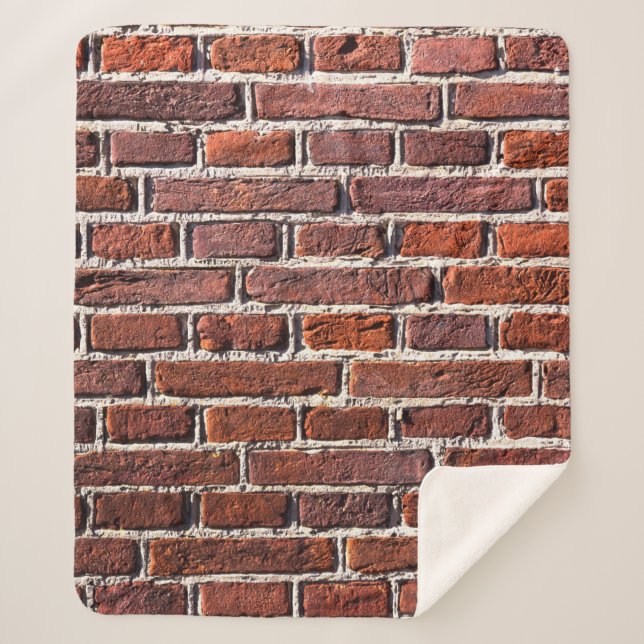 Couverture Sherpa Red brick wall stone masonry (Devant)