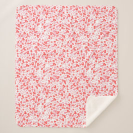 Couverture Sherpa Red Love Hearts – Valentine Collection
