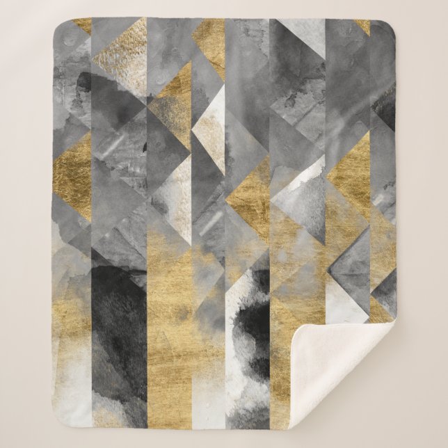 Couverture Sherpa Réflexions dorées I (Devant)