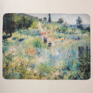 Couverture Sherpa Renoir - Chemin menant à travers l'herbe haute