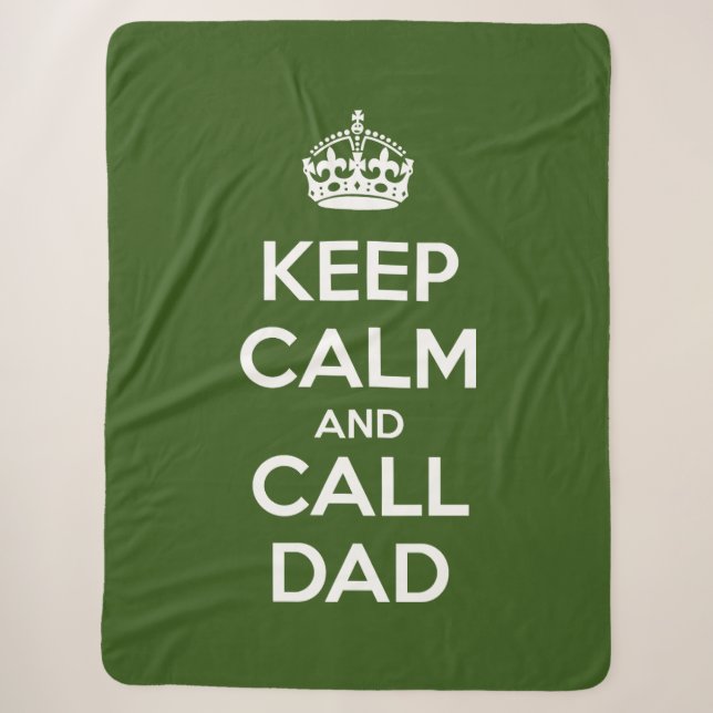 Couverture Sherpa Restez calme et appelez papa (Devant)