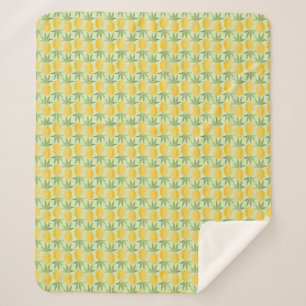 Couverture Sherpa Rétros ananas