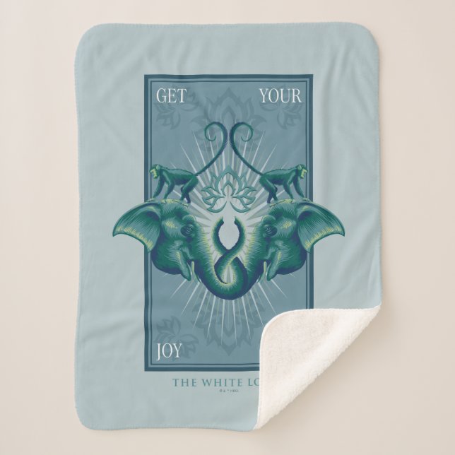 Couverture Sherpa Retrouvez votre joie - Le Lotus Blanc (Devant)
