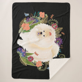 Couverture Sherpa RÊVER CROYAGE crème chow