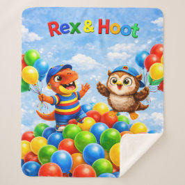 Couverture Sherpa Rex and hoot ball pit adventure Sherpa