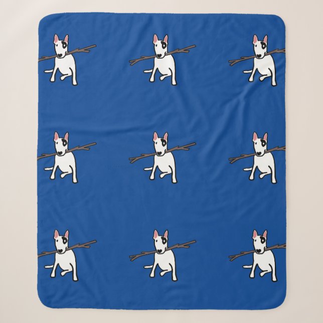 Couverture Sherpa Rex TV Terrier Sherpa Blanket Ocean Blue (Devant)