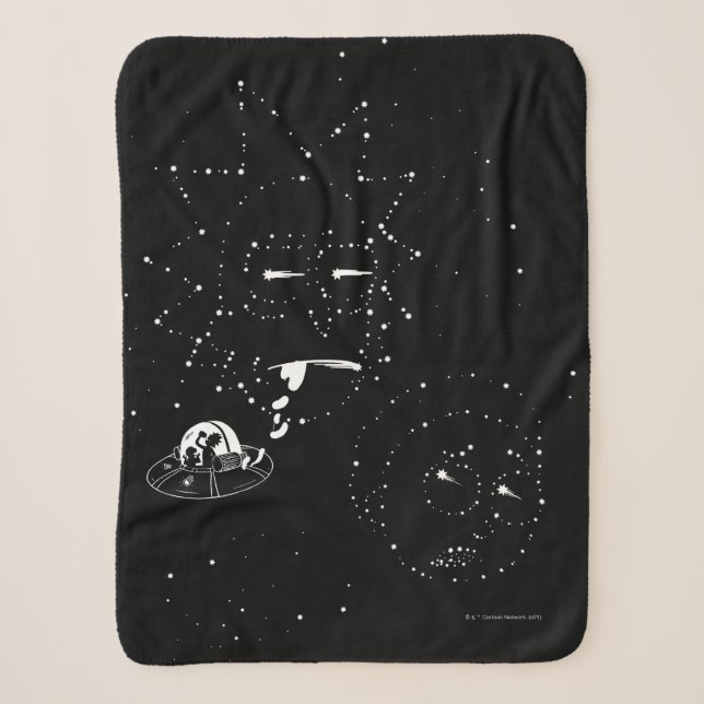 Couverture Sherpa RICK ET MORTY™ | Constellations (Devant)