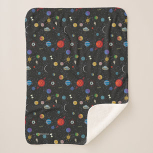 Couverture Sherpa RICK ET MORTY™ Motif spatial