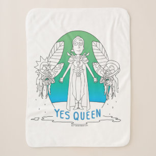 Couverture Sherpa RICK ET MORTY™ Oui Reine
