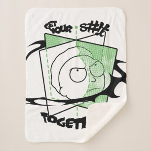 Couverture Sherpa RICK ET MORTY™   Prenez votre S# ! t Together !