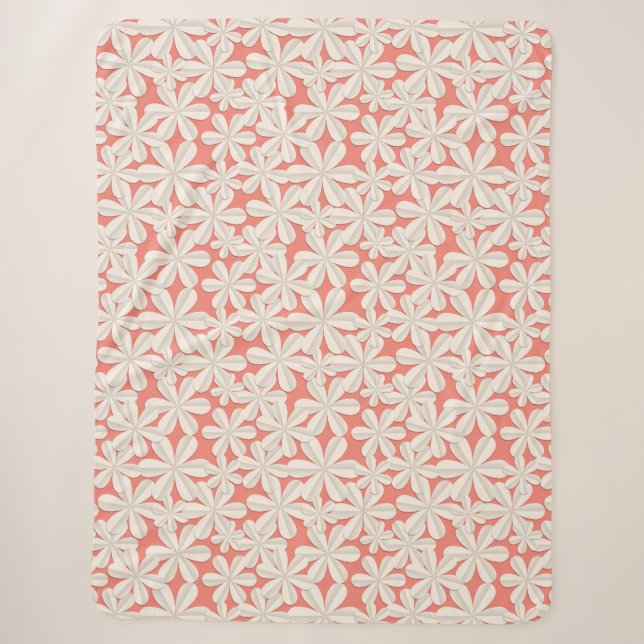 Couverture Sherpa Rien de tel pour beaucoup de fleurs (Devant)