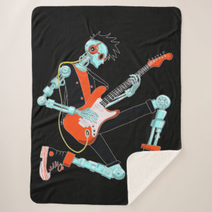 Couverture Sherpa Robot guitariste