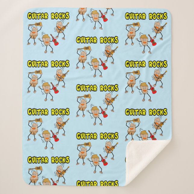 Couverture Sherpa Rocks de guitare (Devant)