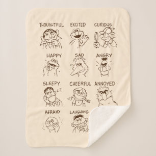 Couverture Sherpa Rue Sésame   Émotions et sentiments