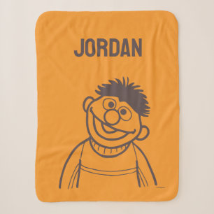 Couverture Sherpa Rue Sésame   Ernie Bright Ajoutez Votre Nom