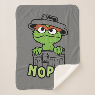 Couverture Sherpa Rue Sésame   Oscar le Grouch Nope!